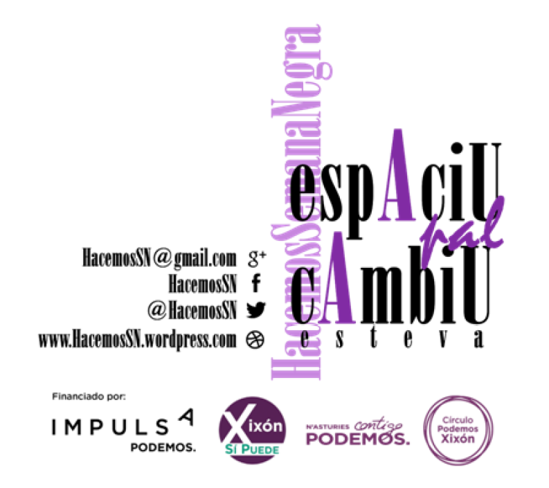 Logo "Espaciu pal Cambiu-Esteva" y colaboradores.